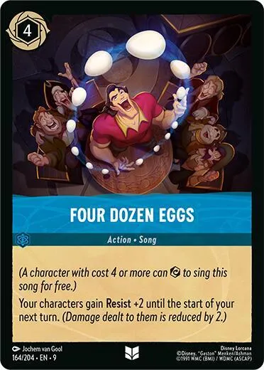 Four Dozen Eggs - Cold Foil