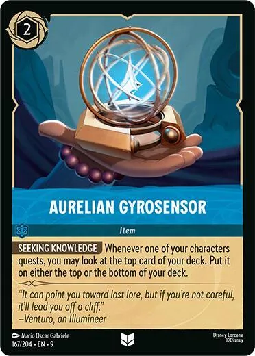Aurelian Gyrosensor - Cold Foil