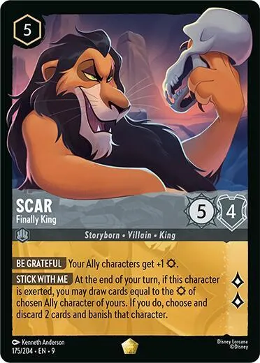 Scar - Finally King - Cold Foil