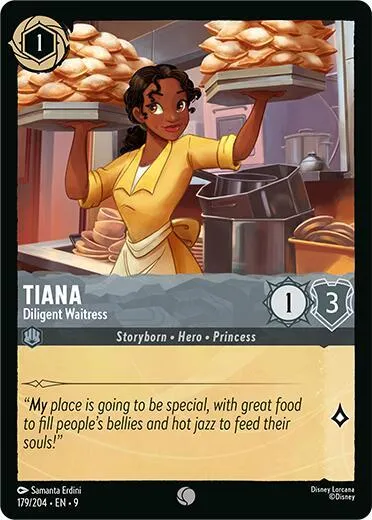 Tiana - Diligent Waitress - Cold Foil