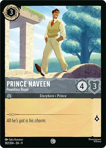 Prince Naveen - Penniless Royal - Cold Foil