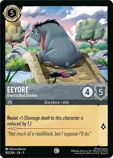 Eeyore - Overstuffed Donkey - Cold Foil