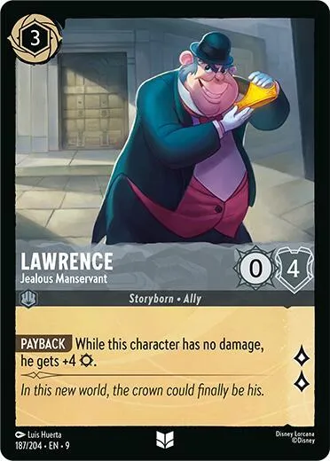 Lawrence - Jealous Manservant - Cold Foil