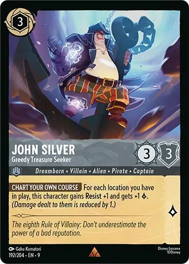 John Silver - Greedy Treasure Seeker - Cold Foil
