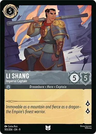 Li Shang - Imperial Captain - Cold Foil