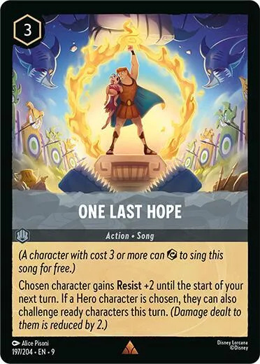 One Last Hope - Cold Foil