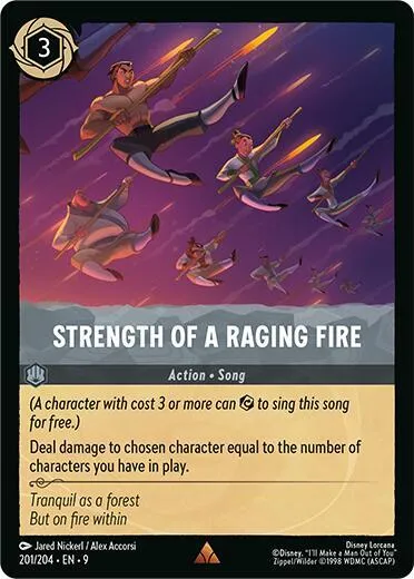 Strength of a Raging Fire - Cold Foil