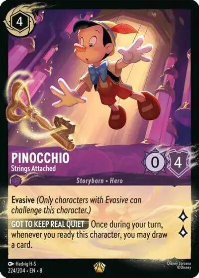 Pinocchio - Strings Attached - Cold Foil Pinocchio Strings At