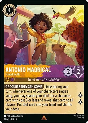 Antonio Madrigal - Friend to All - Cold Foil