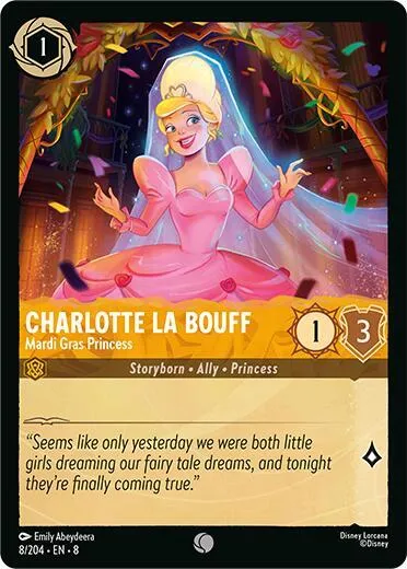 Charlotte La Bouff - Mardi Gras Princess - Cold Foil