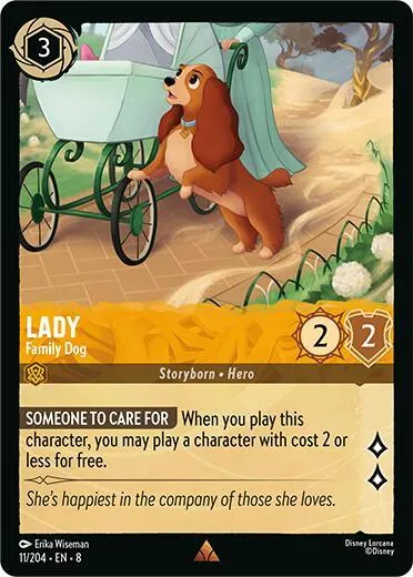 Lady - Family Dog - Cold Foil