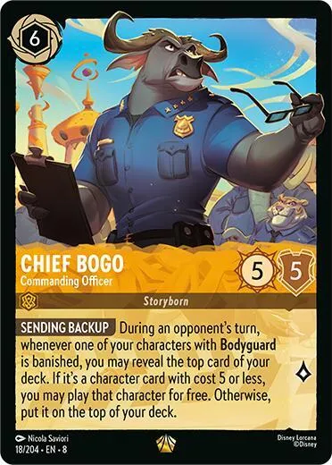 Chief Bogo- Commanding Officer - Cold Foil