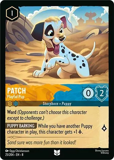 Patch - Playful Pup - Cold Foil