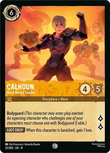 Calhoun - Hard-Nosed Leader - Cold Foil