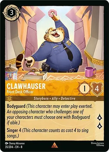 Clawhauser - Front Desk Officer - Cold Foil