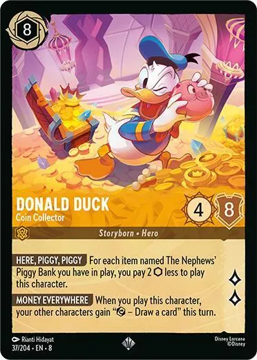 Donald Duck - Coin Collector - Cold Foil