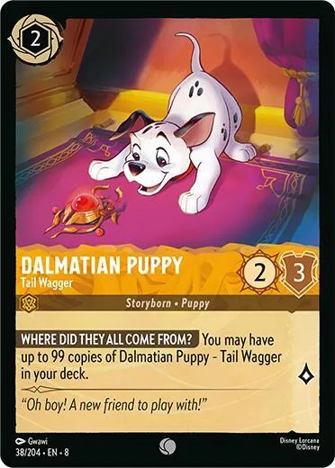 Dalmatian Puppy - Tail Wagger - Cold Foil