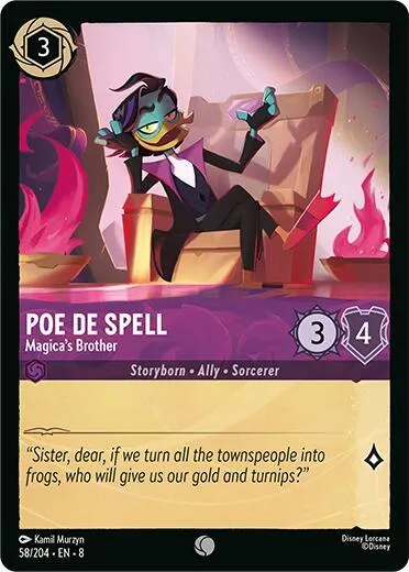 Poe De Spell - Magica's Brother - Cold Foil