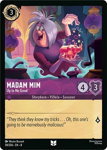Madam Mim - Up to No Good - Cold Foil