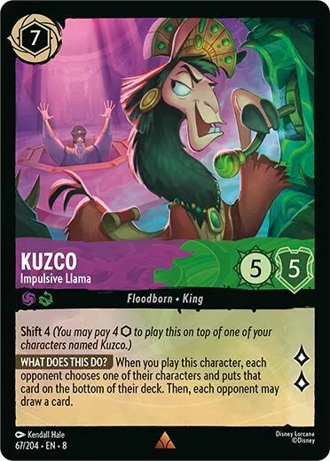 Kuzco - Impulsive Llama - Cold Foil