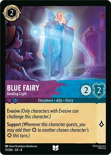 Blue Fairy - Guiding Light - Cold Foil