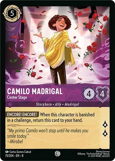 Camilo Madrigal - Center Stage - Cold Foil