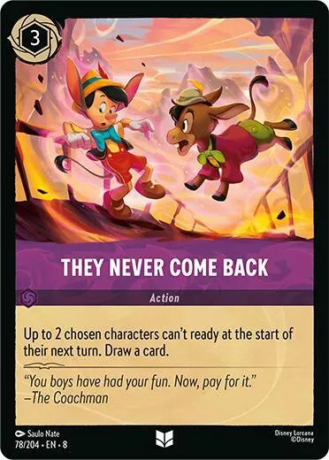 They Never Come Back - Cold Foil