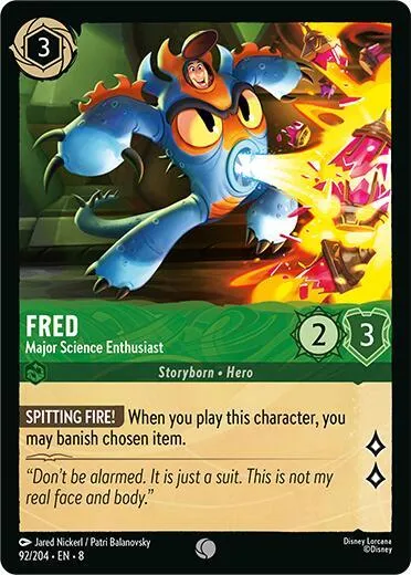 Fred - Major Science Enthusiast - Cold Foil