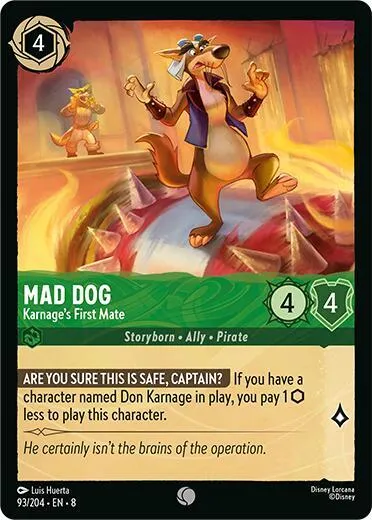 Mad Dog - Karnage's First Mate - Cold Foil