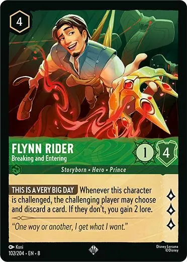 Flynn Rider - Breaking and Entering - Cold Foil