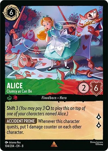 Alice - Clumsy as Can Be - Cold Foil