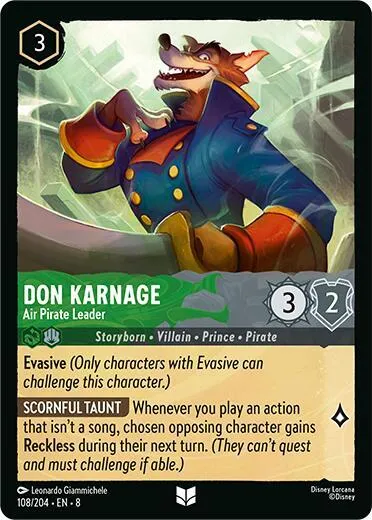 Don Karnage - Air Pirate Leader - Cold Foil