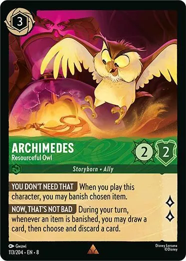 Archimedes - Resourceful Owl - Cold Foil