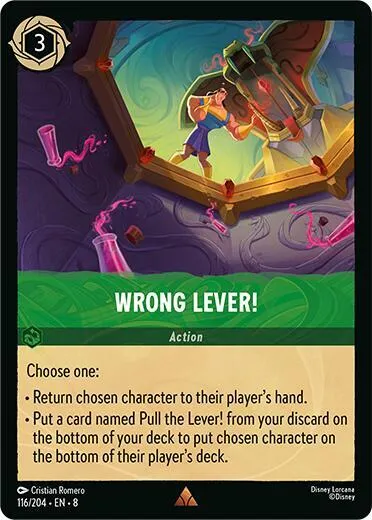 Wrong Lever! - Cold Foil