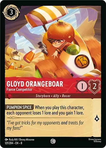 Gloyd Orangeboar - Fierce Competitor - Cold Foil