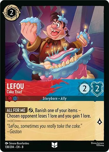 LeFou - Cake Thief - Cold Foil
