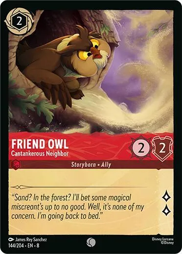 Friend Owl - Cantankerous Neighbor - Cold Foil