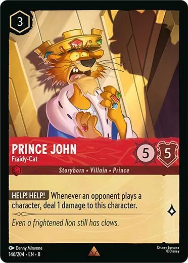 Prince John - Fraidy-Cat - Cold Foil