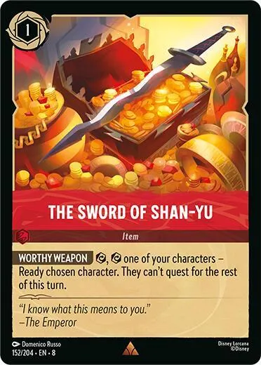 The Sword of Shan Yu - Cold Foil