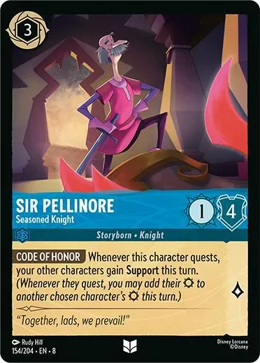 Sir Pellinore - Seasoned Knight - Cold Foil