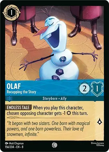 Olaf - Recapping the Story - Cold Foil