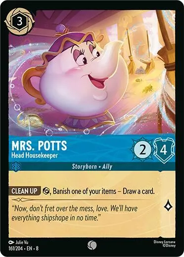 Mrs. Potts - Head Housekeeper - Cold Foil
