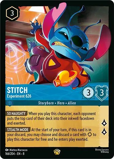 Stitch - Experiment 626 - Cold Foil