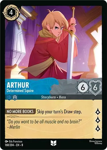 Arthur - Determined Squire - Cold Foil
