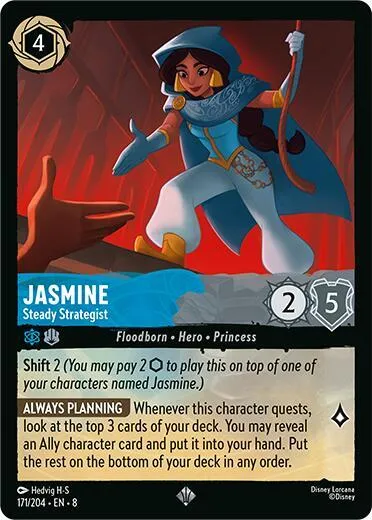 Jasmine - Steady Strategist - Cold Foil