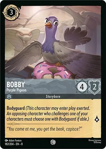 Bobby - Purple Pigeon - Cold Foil