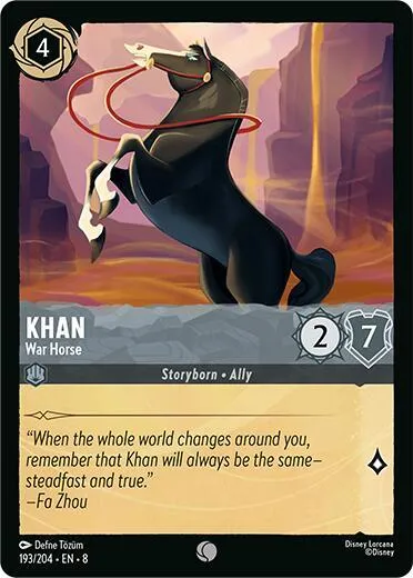 Khan - War Horse - Cold Foil
