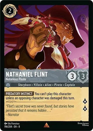 Nathaniel Flint - Notorious Pirate - Cold Foil