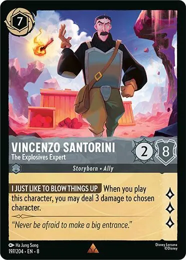 Vincenzo Santorini - The Explosives Expert - Cold Foil
