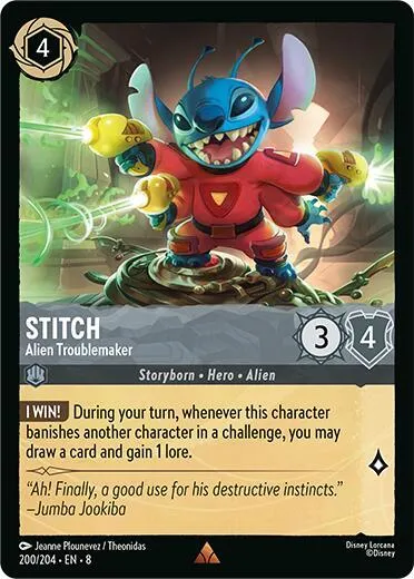 Stitch - Alien Troublemaker - Cold Foil